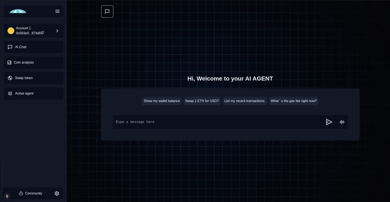 chat screen demo